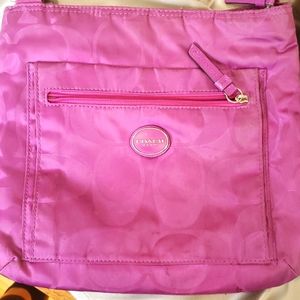 Purple coach Crossbody Bag